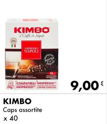 Iper Tosano KIMBO Caps assortite x 40 offerta