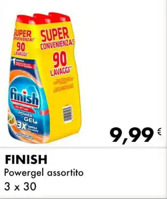 Iper Tosano FINISH Powergel assortito 3 x 30 offerta