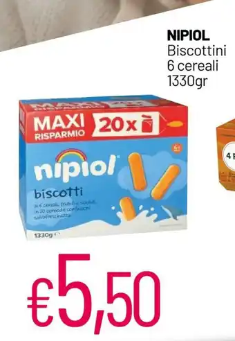 NIPIOL Biscottini 6 cereali 1330gr
