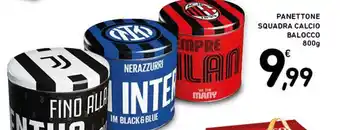 Spazio Conad PANETTONE SQUADRA CALCIO BALOCCO 800g offerta