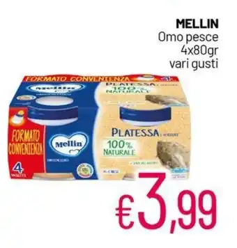 Franzy's MELLIN Omo pesce 4x80gr vari gusti offerta