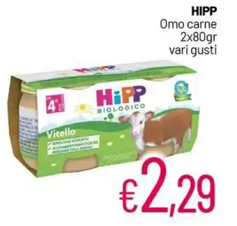 Franzy's HIPP Omo carne 2x80gr vari gusti offerta