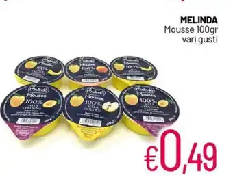 MELINDA Mousse 100gr vari gusti