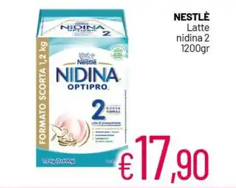 Franzy's NESTLÈ Latte nidina 2 1200gr offerta