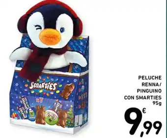 PELUCHE RENNA/ PINGUINO CON SMARTIES 95g