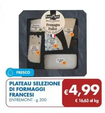 MD Discount PLATEAU SELEZIONE DI FORMAGGI FRANCESI ENTREMONT - g 300 offerta