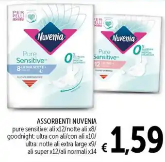 Spazio Conad ASSORBENTI NUVENIA offerta