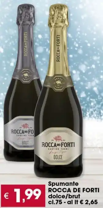 Despar Spumante ROCCA DE FORTI dolce/brut cl.75 offerta