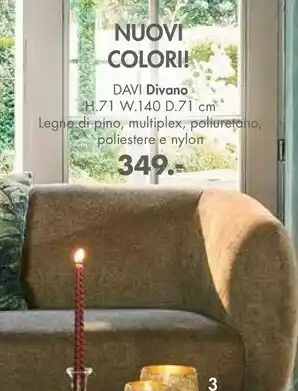 Nuovi Colori Davi Divano