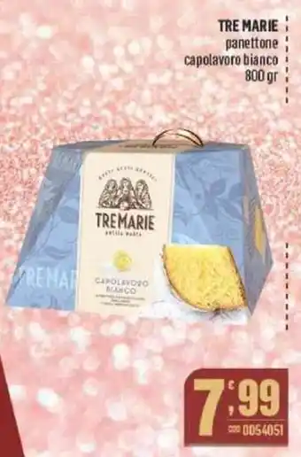 TRE MARIE panettone capolavoro bianco 800 gr