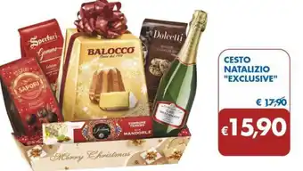 MD Discount CESTO NATALIZIO "EXCLUSIVE" offerta
