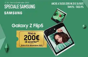 Unieuro SAMSUNG Galaxy Z Flip5 offerta