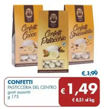 MD Discount CONFETTI PASTICCERIA DEL CENTRO gusti assortiti 175 g offerta