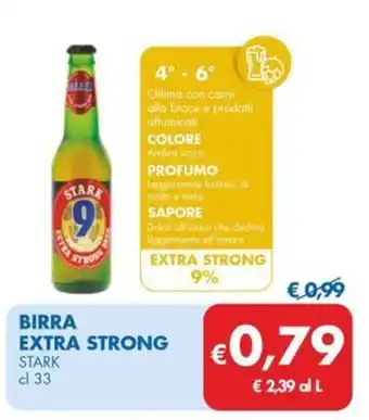MD Discount BIRRA EXTRA STRONG 33 cl offerta