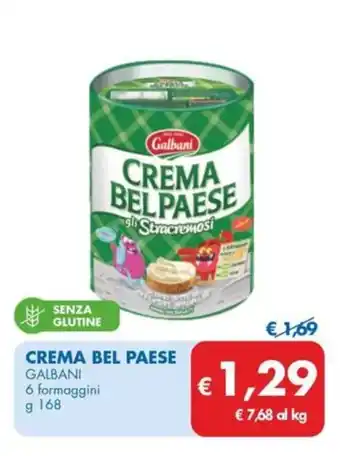 MD Discount CREMA BEL PAESE GALBANI 168 g offerta