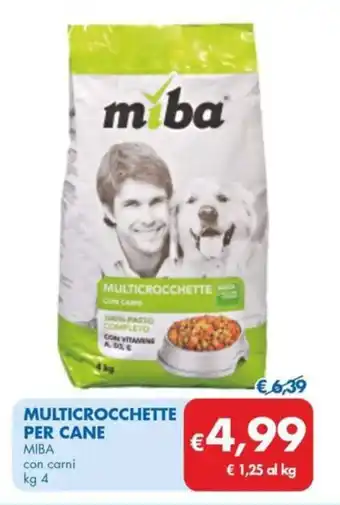 MD Discount MULTICROCCHETTE PER CANE MIBA con carni offerta