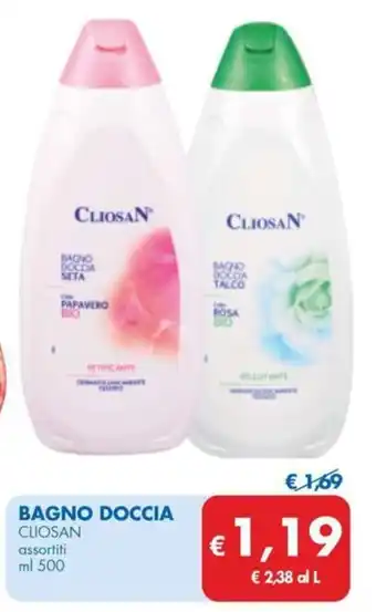 MD Discount BAGNO DOCCIA CLIOSAN assortiti ml 500 offerta