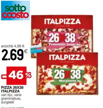 Coop PIZZA 26X38 ITALPIZZA vari tipi offerta
