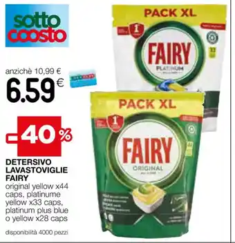 Coop DETERSIVO LAVASTOVIGLIE FAIRY offerta