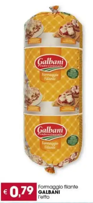Despar Formaggio filante GALBANI l'etto offerta
