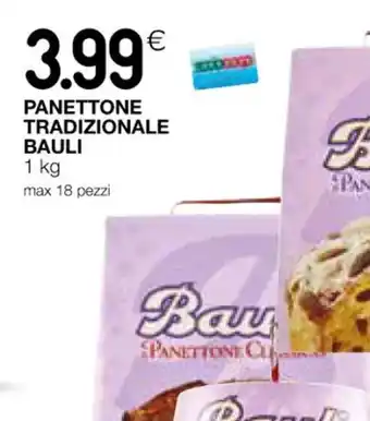Coop PANETTONE TRADIZIONALE BAULI offerta