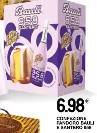 Coop CONFEZIONE PANDORO BAULI E SANTERO 958 offerta