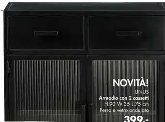 Novità Lunus Armadio Con 2 Cassetti