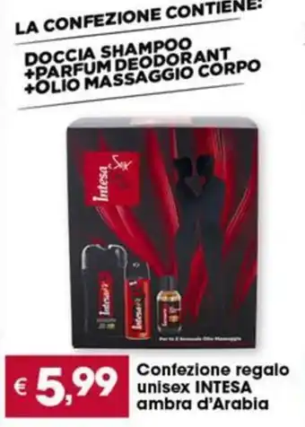 Confezione regalo unisex INTESA ambra d'Arabia