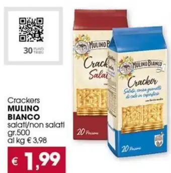 Despar Crackers MULINO BIANCO salati/non salati gr.500 offerta