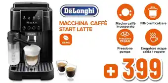 Expert DeLonghi MACCHINA CAFFÈ START LATTE offerta