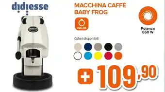 Expert didiesse MACCHINA CAFFÈ BABY FROG offerta