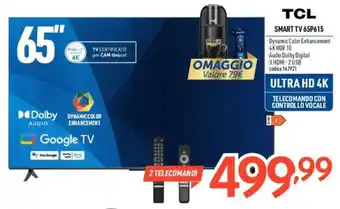Elettrosintesi TCL SMART TV 65P615 offerta