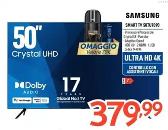Elettrosintesi SAMSUNG SMART TV 50TU7090 offerta