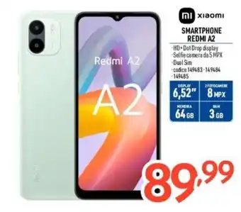 Elettrosintesi xiaomi SMARTPHONE REDMI A2 offerta