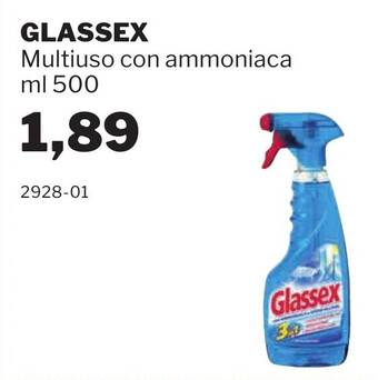 SoGeGross GLASSEX Multiuso con ammoniaca ml 500 offerta