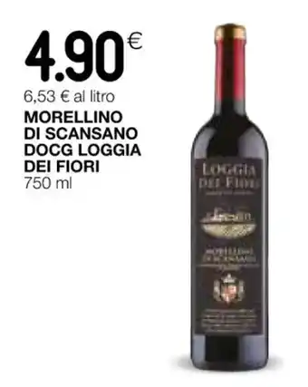 Coop MORELLINO DI SCANSANO DOCG LOGGIA DEI FIORI 750 ml offerta