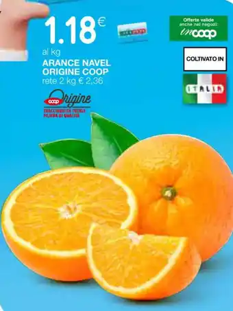 Coop ARANCE NAVEL ORIGINE COOP 2 kg offerta