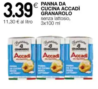 Coop PANNA DA CUCINA ACCADÌ GRANAROLO senza lattosio, 3x100 ml offerta