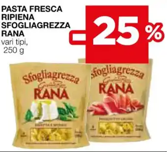 Coop PASTA FRESCA RIPIENA SFOGLIAGREZZA RANA vari tipi, 250 g offerta