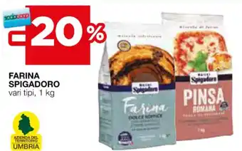Coop FARINA SPIGADORO vari tipi, 1 kg offerta