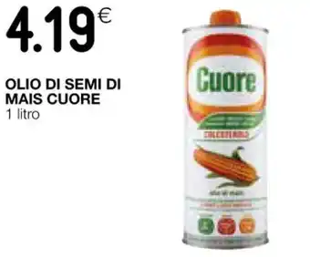 Coop OLIO DI SEMI DI MAIS CUORE 1 litro offerta