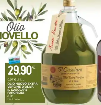 Coop OLIO NUOVO EXTRA VERGINE D'OLIVA IL CASOLARE FARCHIONI offerta