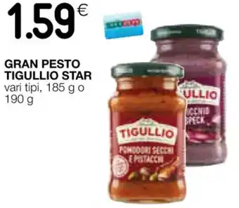 Coop GRAN PESTO TIGULLIO STAR vari tipi, 185 g o 190 g offerta