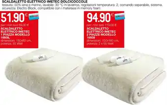 Coop SCALDALETTO ELETTRICO IMETEC DOLCICOCCOLE offerta