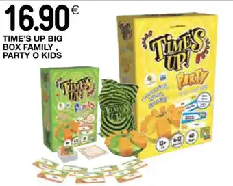 Coop TIME'S UP BIG BOX FAMILY, PARTY O KIDS offerta