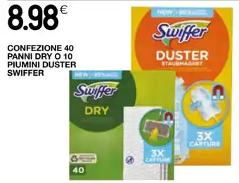 Coop CONFEZIONE 40 PANNI DRY O 10 PIUMINI DUSTER SWIFFER offerta