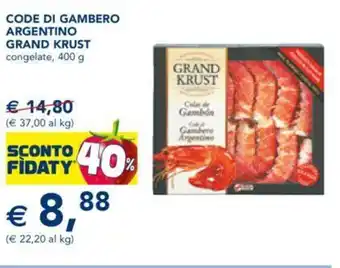 CODE DI GAMBERO ARGENTINO GRAND KRUST 400 g