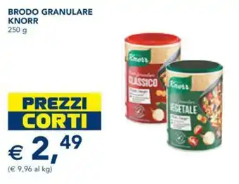 Esselunga BRODO GRANULARE KNORR 250 g offerta