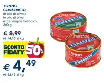 Esselunga TONNO CONSORCIO 200 g offerta