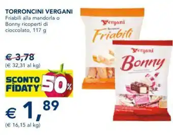 Esselunga TORRONCINI VERGANI 117 g offerta